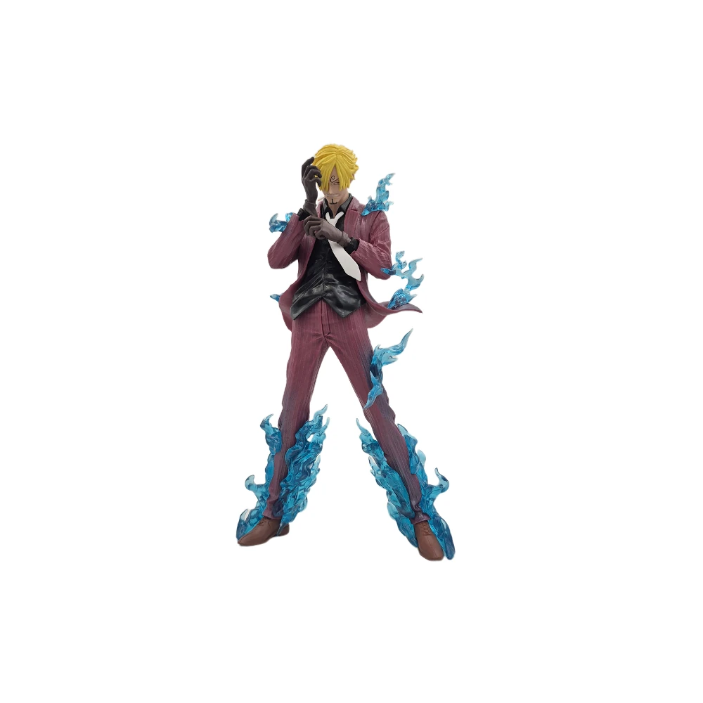 Sanji_2 سانجی ایستاده با پای آتشین آبی بدون پایه - Image 1